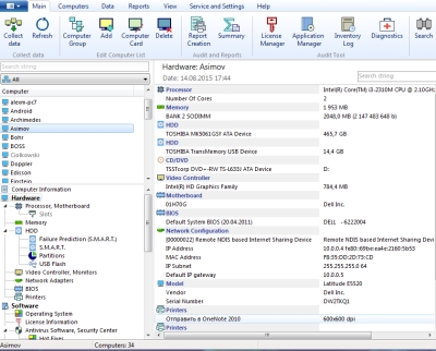 Click to view 10-Strike Network Inventory Explorer 7.06 screenshot